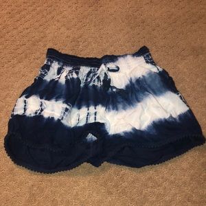 tie dye shorts